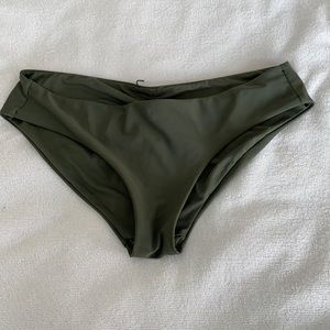 green bikini bottoms